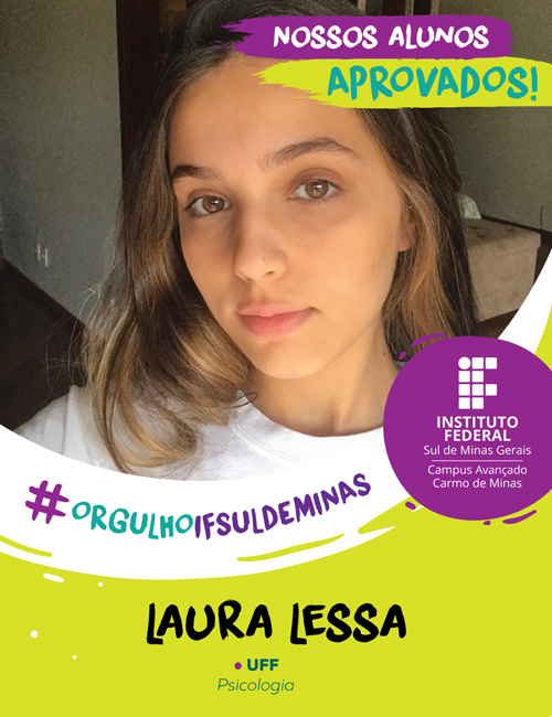 Laura Lessa Nota Psicologia UFF